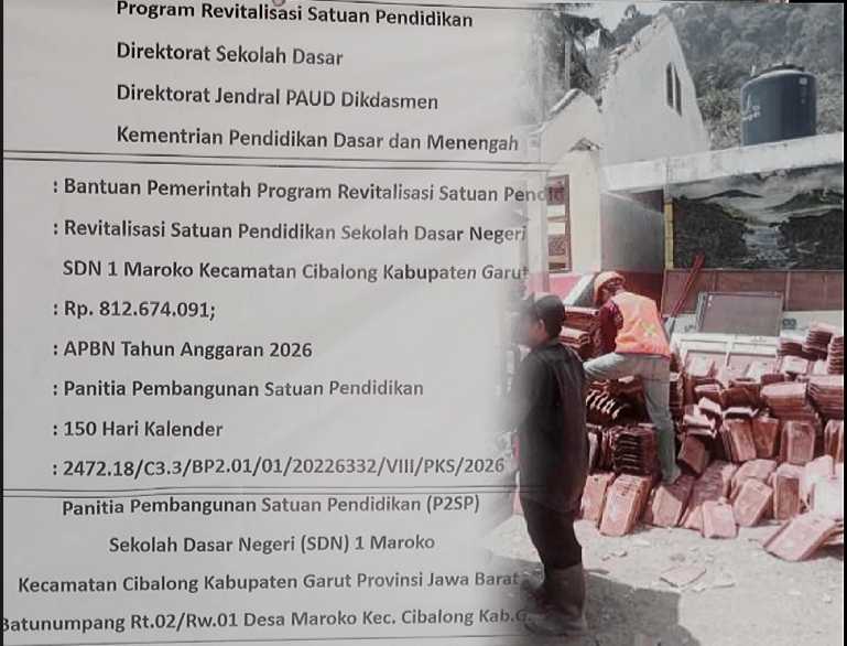 Genteng Bongkaran SDN 1 Maroko Diduga Diperjualbelikan, MOI Jabar Minta Pengelolaan Aset Diperiksa
